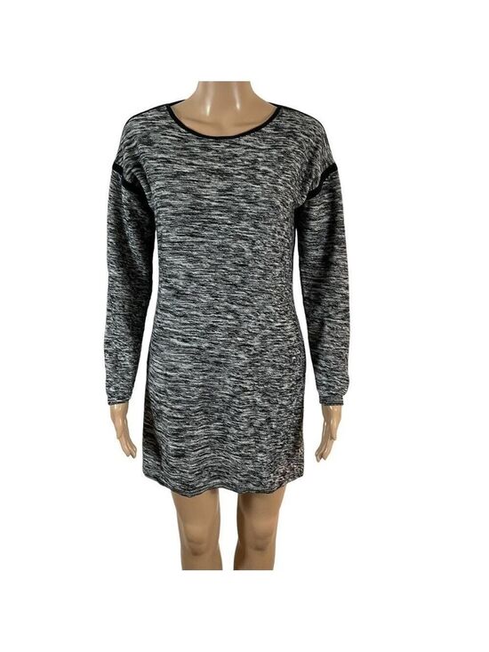 Athleta Dresses & Skirts - ATHLETA Retreat Marbled long sleeve Sweater Dress size MP medium petite